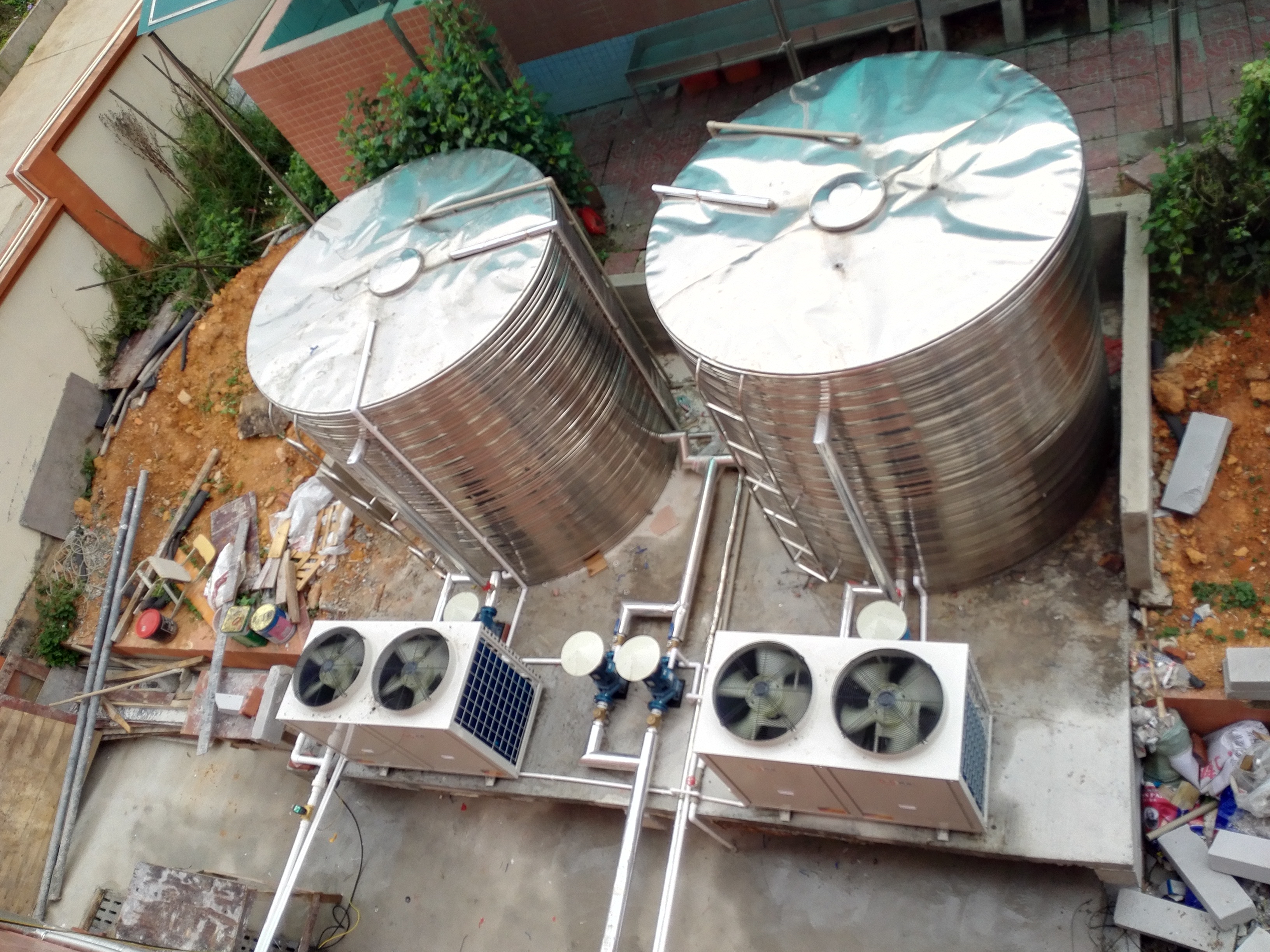 臺山市怡霖學校空氣能熱水工程案例